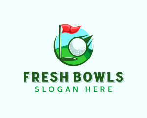 Golf Sports Tournament logo design