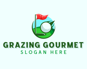 Golf Sports Tournament logo design