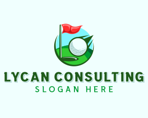 Golf Sports Tournament logo design