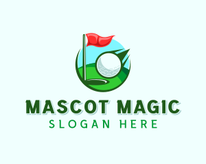 Golf Sports Tournament logo design