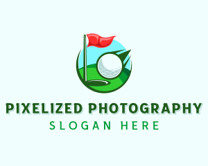 Golf Sports Tournament logo design