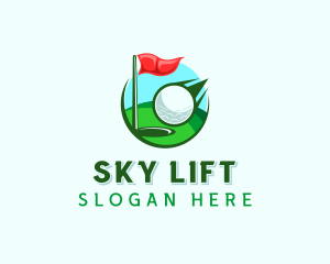 Golf Sports Tournament logo design