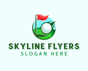 Golf Sports Tournament logo design