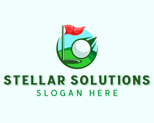 Golf Sports Tournament logo design