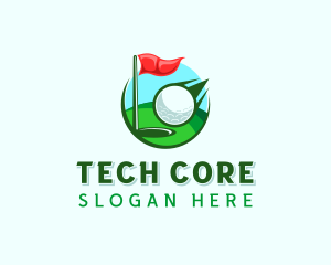 Golf Sports Tournament logo design