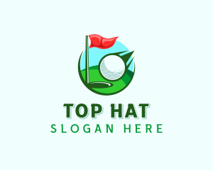 Golf Sports Tournament logo design