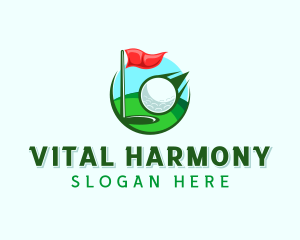 Golf Sports Tournament logo design