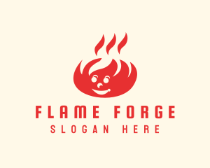 Happy Camp Fire logo design