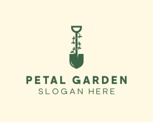 Shovel Plant Landscaping logo design