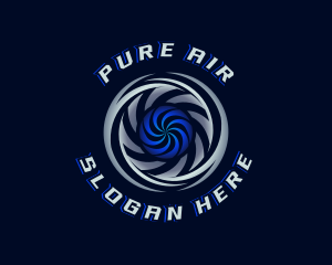 Air Turbine Blade logo design