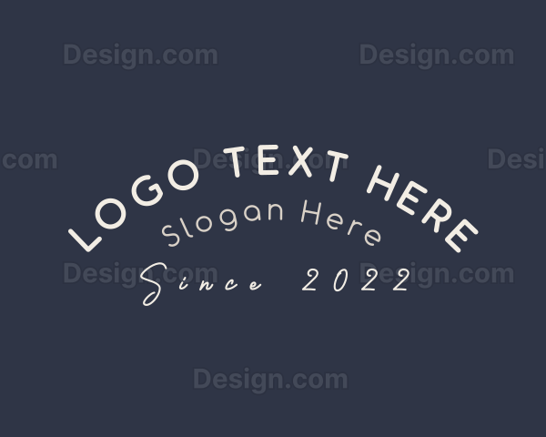 Simple Arch Wordmark Logo