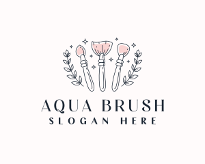 Makeup Brush Cosmetics logo design