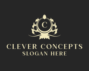 Floral Wreath Wedding Planner logo