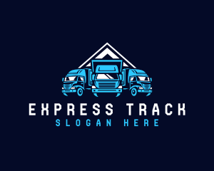 Logistics Truck Fleet Logo