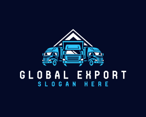 Logistics Truck Fleet logo design