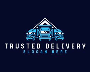 Logistics Truck Fleet logo design