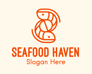 Fish Shrimp Carp logo design