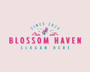 Botanical Flower Spa logo design