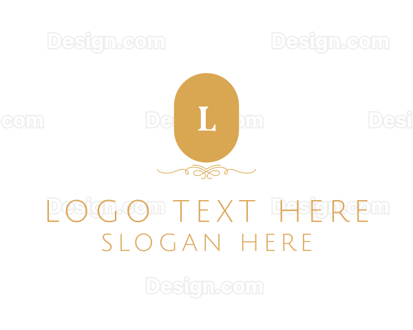 Ornate Oval Business Logo