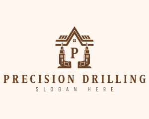 Property Drill Carpentry logo design