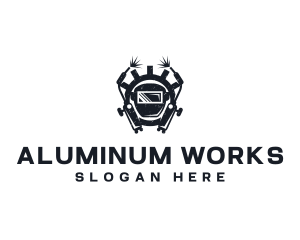 Welding Blowtorch Machinist logo design