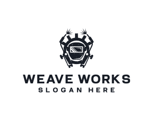 Welding Blowtorch Machinist logo design