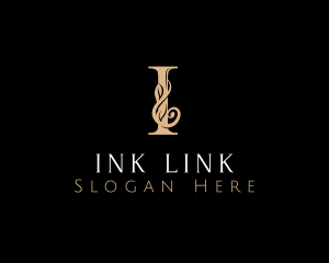 Luxury Boutique Letter I logo design