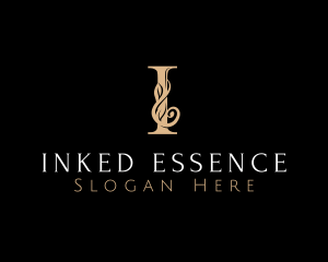 Luxury Boutique Letter I logo design