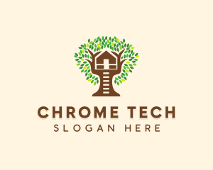 Forest Tree House logo design