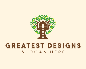 Forest Tree House logo design