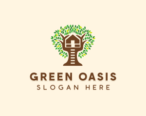 Forest Tree House logo design