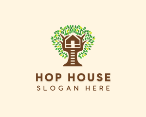 Forest Tree House logo design