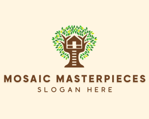 Forest Tree House logo design