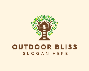 Forest Tree House logo design