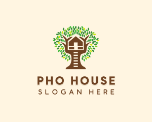 Forest Tree House logo design