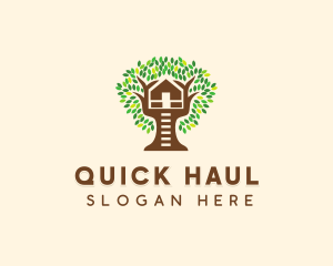 Forest Tree House logo design