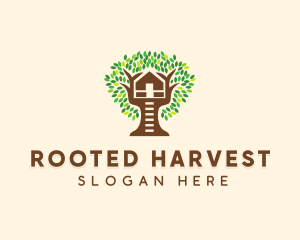 Forest Tree House logo design