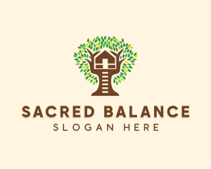 Forest Tree House logo design