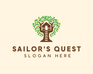 Forest Tree House logo design