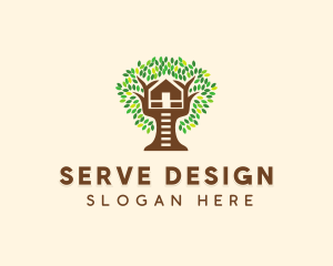 Forest Tree House logo design