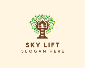 Forest Tree House logo design