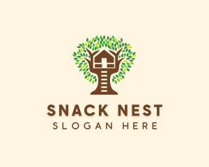 Forest Tree House logo design