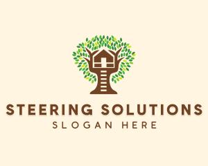 Forest Tree House logo design