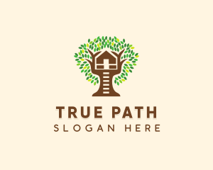 Forest Tree House logo design