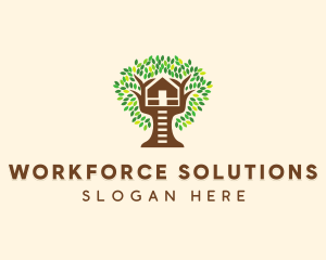 Forest Tree House logo design