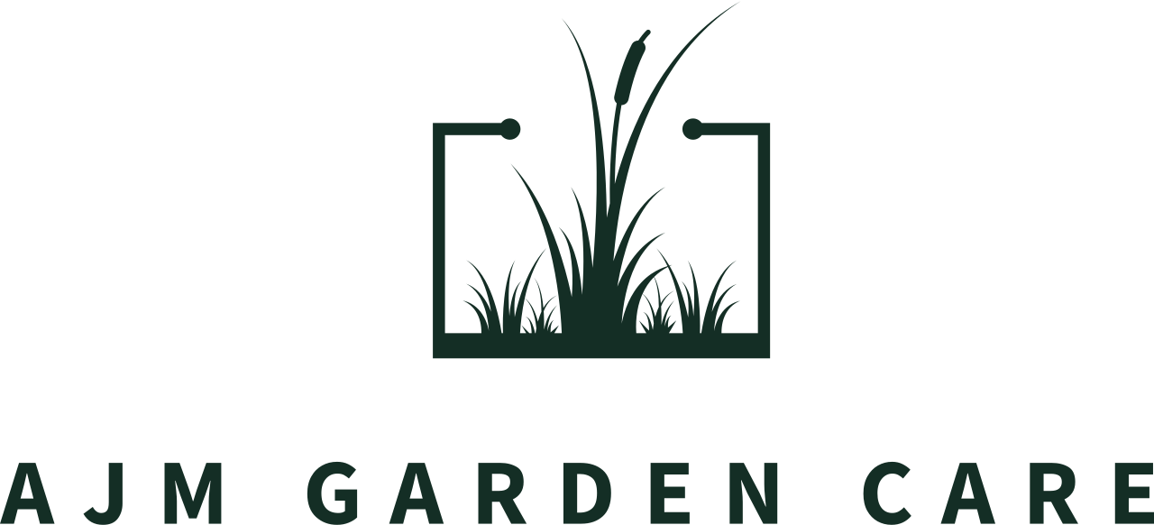 AJM garden care 's logo