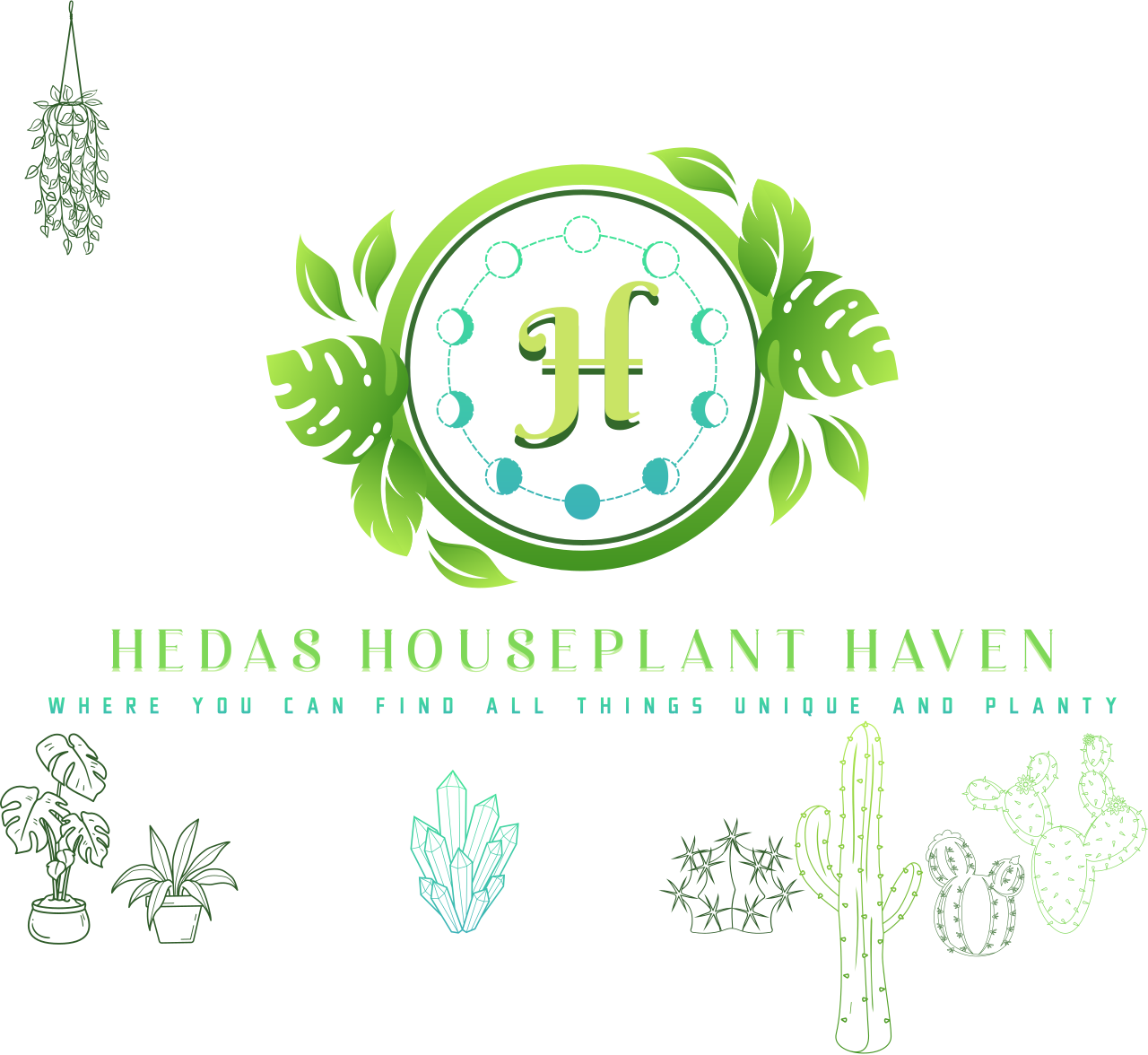 Hedas Houseplant Haven's logo