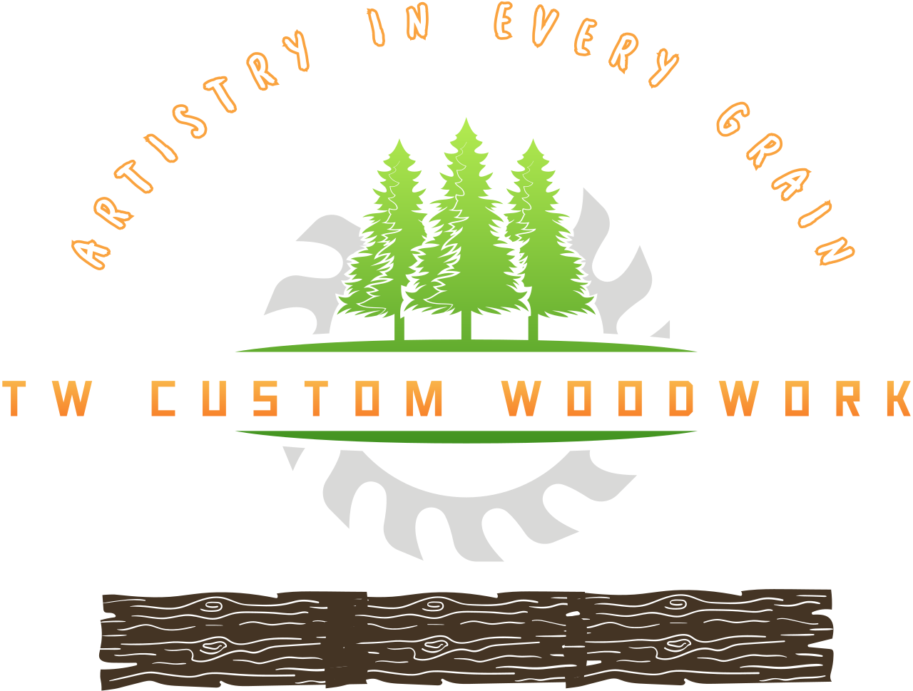 TW CUSTOM WOODWORK's logo