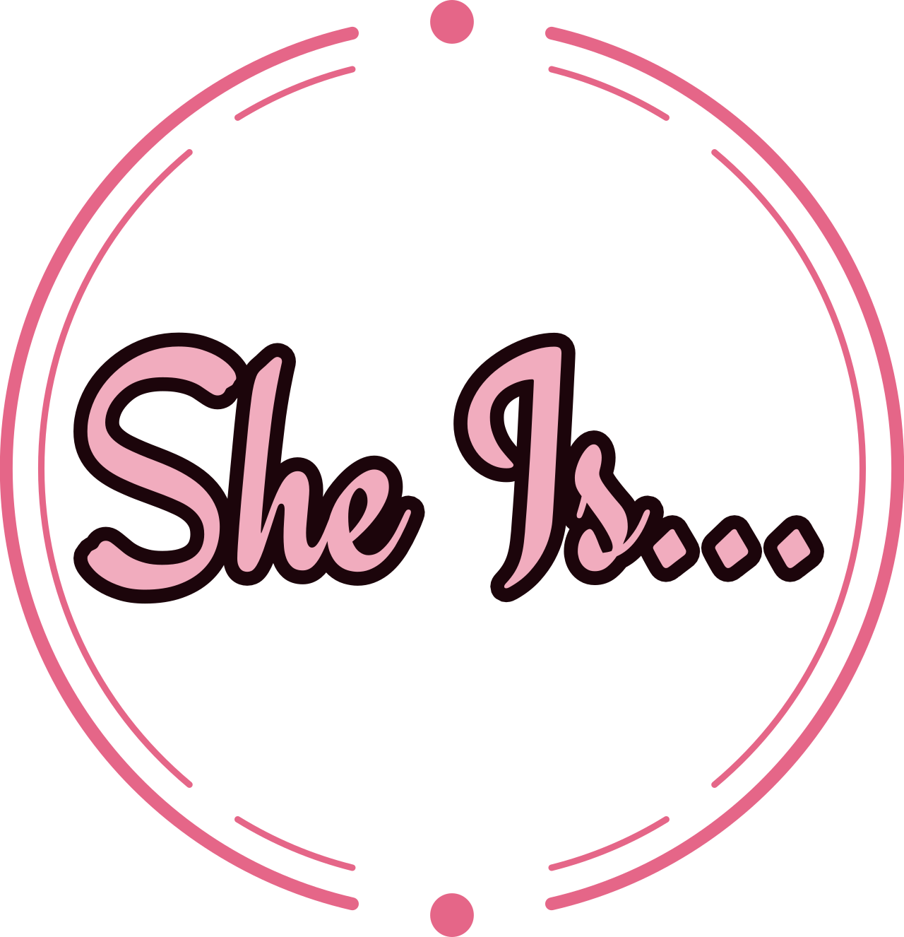 She Is...'s logo