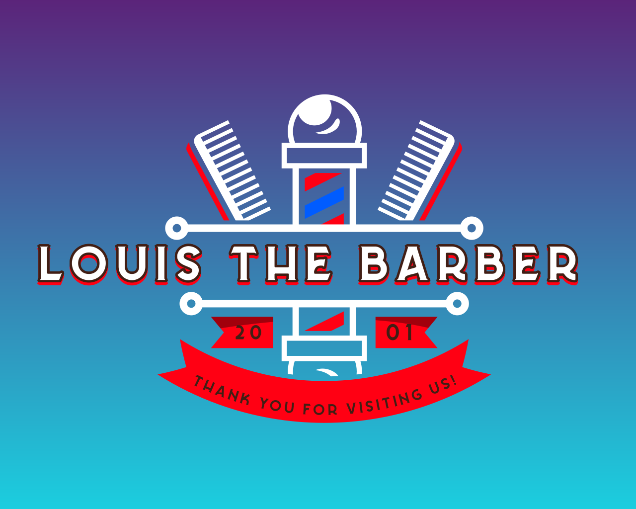 Louis The Barber 's logo